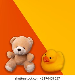 rubber duck teddy bear