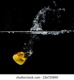 Rubber Duck Under Water