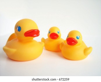 Bigger Yellow Rubber Duck Leading Row Stock Photo 1907088508 | Shutterstock