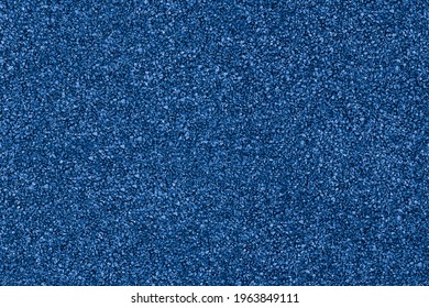Rubber floor blue texture background. Granules playground cover seamless background.