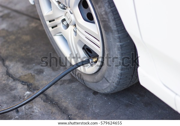 fill air in car tire