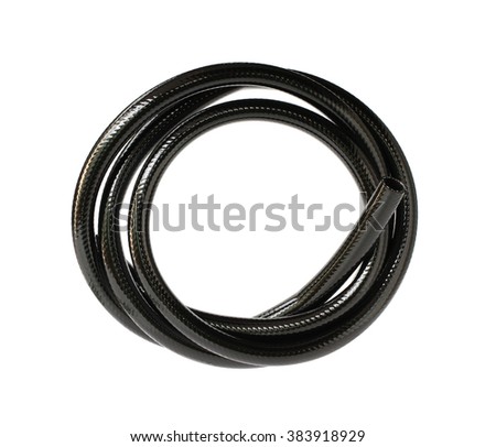 Rubber hose isolated on white background