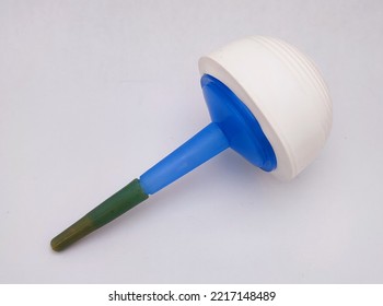 Rubber Nose Aspirator Mucus Sucker Isolated On White Background