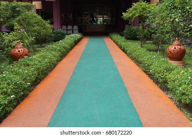 Rubber path