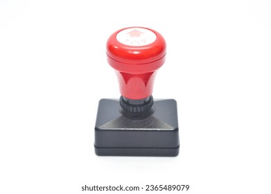 Rubber Stamps on White Background - Shutterstock ID 2365489079