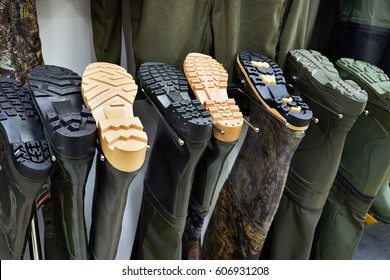 Rubber Swamp Boots For Fishing In The Store