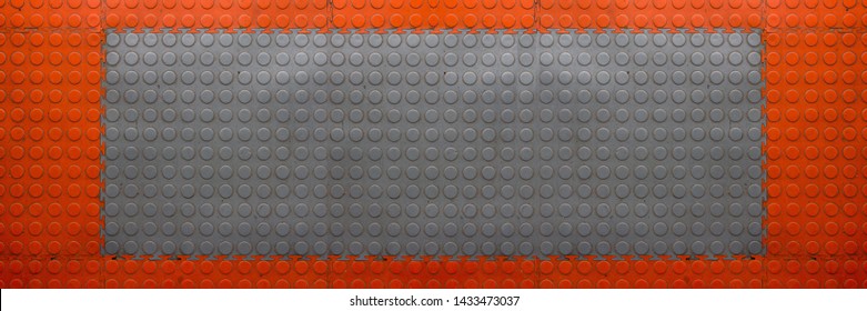 Rubber Tile Texture. Rubber Pavement Background. Abstract Puzzle Flooring Pattern. Garage Floor Texture