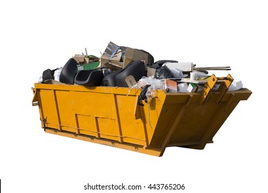 Rubbish removal container