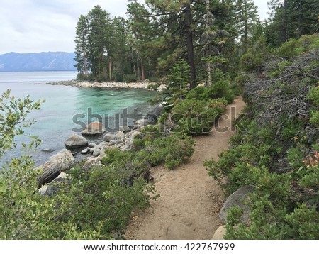 Rubicon Trail at D.L. Bliss State Park, South Lake Tahoe, California, USA Stock fotó © 