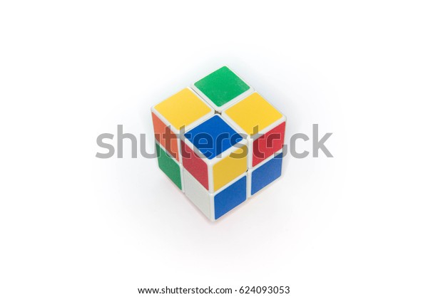 Rubik 2x2 On White Background Stock Photo Edit Now 624093053