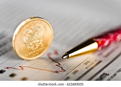 Ruble Exchange Rate On International Stock Exchanges.

