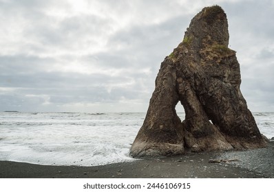 Ruby Beach in Olympic National Park, Beach in Washington State, USA