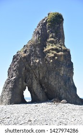 Ruby Beach,Washington State June 4,2019 sea stacks at low tide