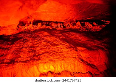Ruby Falls Underground Waterfall and Formations