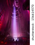 Ruby Falls is a underground waterfall located within Lookout Mountain, near Chattanooga, Tennessee in the United States.