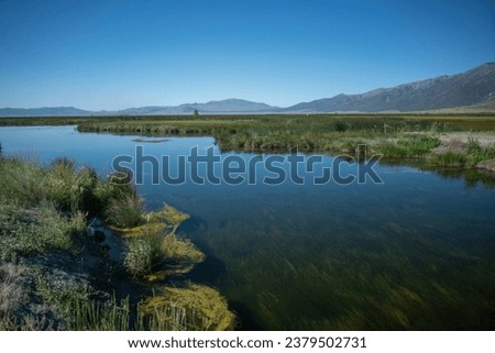 Ruby Lake National Wildlife Refuge - Ruby Valley and Ruby Mountains Landscape - Calm Water in the Ruby Masrh