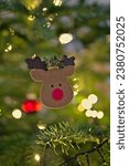 Rudolf the red-nosed reindeer Christmas tree ornament