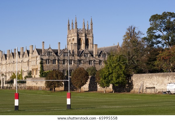 Rugby Goal Field Magdalen College Oxford Stock Photo (Edit Now) 65995558