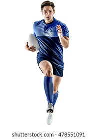 Rugby Player Man Isolated 