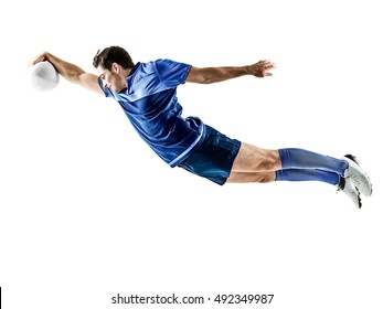 Rugby Player Man Isolated 