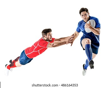 Rugby Player Men Isolated 