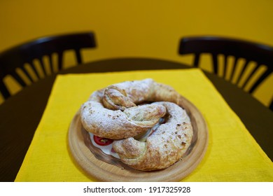 Rugelah With Jam. Home Baking. Rugelah With Jam.