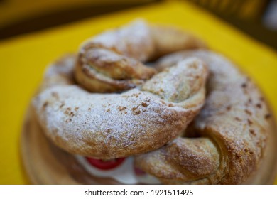 Rugelah With Jam. Home Baking. Rugelah With Jam.