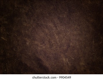 Rugged Leather Texture From A Jacket.