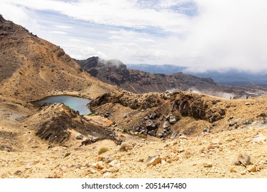 Rugged Path Through The Tongariro Alpine Crossing (Middle Earth)