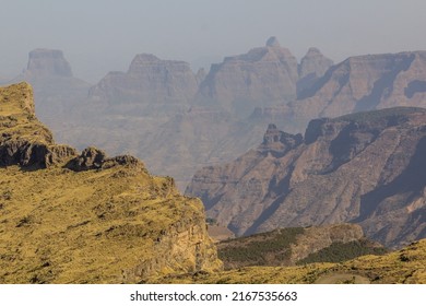 Rugged Terrain Of Simien Mountains, Ethiopia