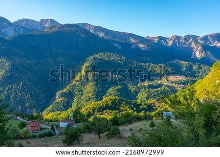 Rugova mountains and Prokletije national park in Kosovo
