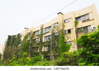 Ruined Apartment Building Ikeshima Nagasaki Japan Stock Photo ...