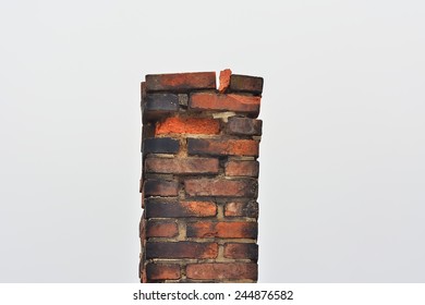 Ruined Brick Chimney