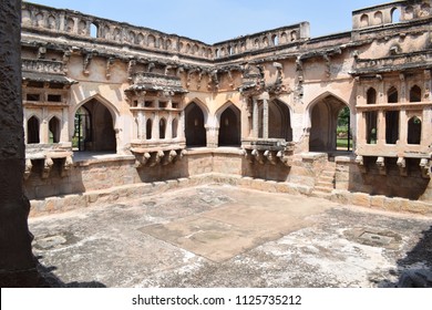 A Ruined Palace Of King Krishnadevaraya, Karnataka