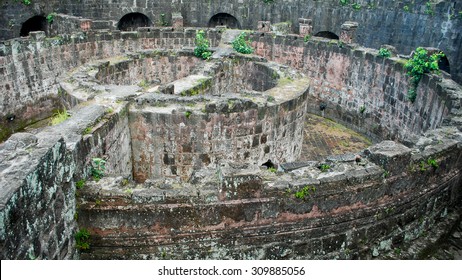 Ruined Spanish Fort At Intramuros Manila