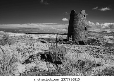 Ruined tower on Parys mountain