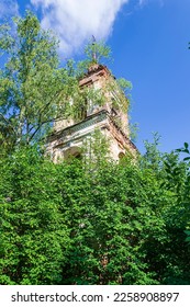 ruins of an abandoned temple in Kostroma region, Russia - Shutterstock ID 2258908897
