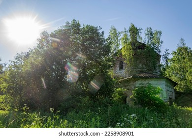 ruins of an abandoned temple in Kostroma region, Russia - Shutterstock ID 2258908901