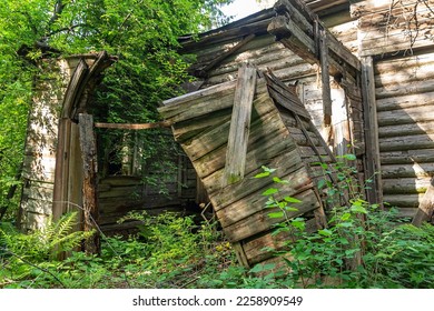ruins of an abandoned temple in Kostroma region, Russia - Shutterstock ID 2258909549