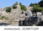 Ruins of an ancient city on the island of Kos. Greece