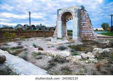 Ruins Of Ancient Edirne Palace In Edirne. Turkey