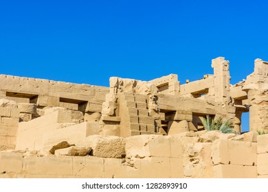 Ruins of ancient Karnak temple. Luxor, Egypt