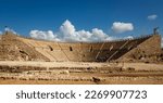 Ruins of antique Caesarea. Israel.