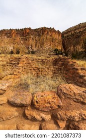 Ruins In Bandelier National Monument, New Mexico, USA