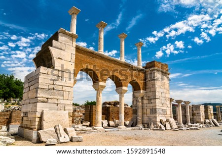 Ruins of the Basilica of St. John at Ephesus - Selcuk, Turkey