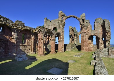 The Ruins Of The Benedictine Monastery Of Lindisfarne, Lindisfarne, Northumbria, England, United Kingdom, Europe