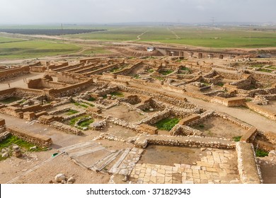 Ruins Of The Biblical Beersheba, Tel Be'er Sheva, Israel