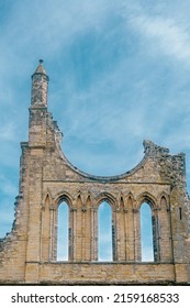 Ruins of Byland Abbey, North Yorkshire, a formery Catholic monastery, famous for its Gothic architecture.