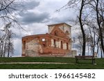 Ruins of the Calvinist church in Piaski, Poland. The church was built in the years 1783-1785 in the Baroque-Classicist style funded by Teodor Suchodolski. Since 1849 the temple has not been used.