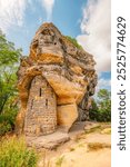 Ruins of the castle Jestrebi, region Ceska Lipa, Czech Republic. 